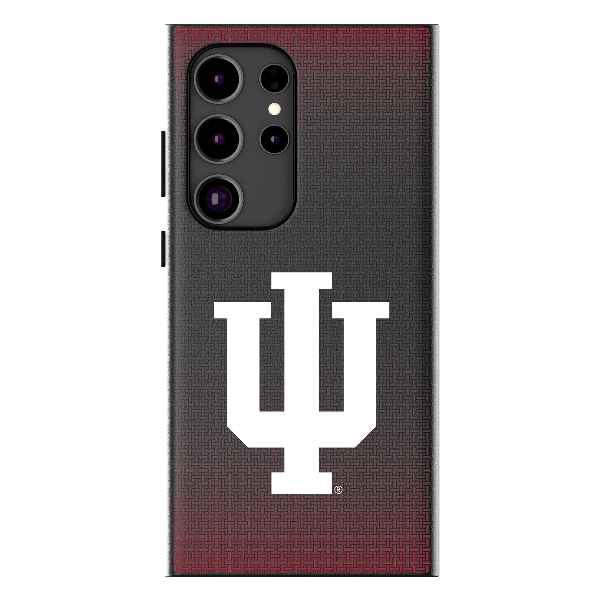 Indiana University Hoosiers Linen MagSafe Compatible Phone Case for Samsung Galaxy 15