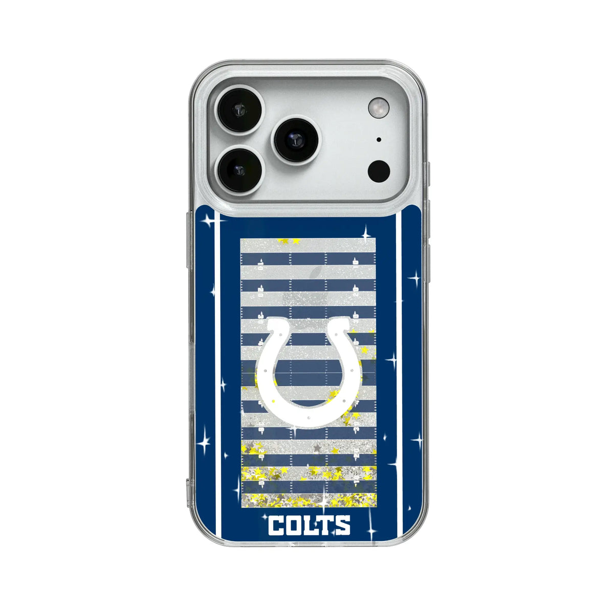 Indianapolis Colts Field Glitter Phone Case 19