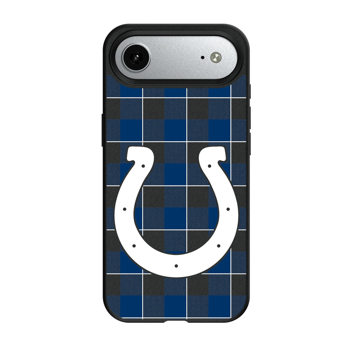 Indianapolis Colts Plaid MagSafe Compatible Phone Case for Apple iPhone 8