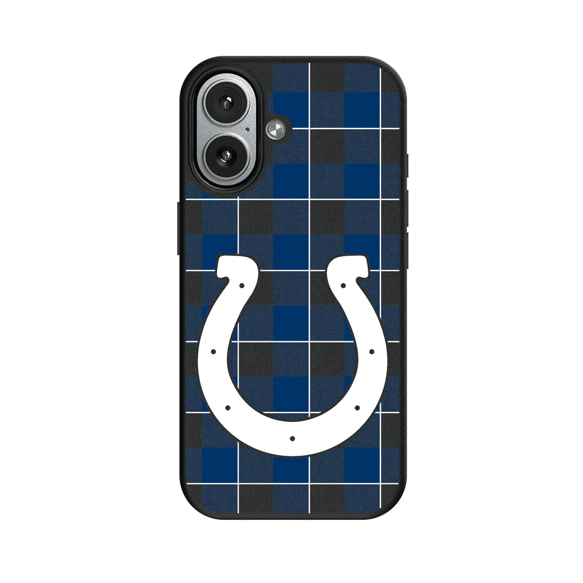 Indianapolis Colts Plaid MagSafe Compatible Phone Case for Apple iPhone 7