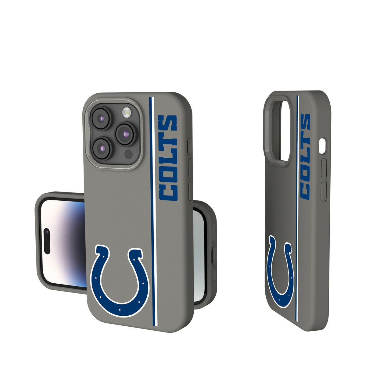 Indianapolis Colts Sidebar Soft Touch Phone Case 9