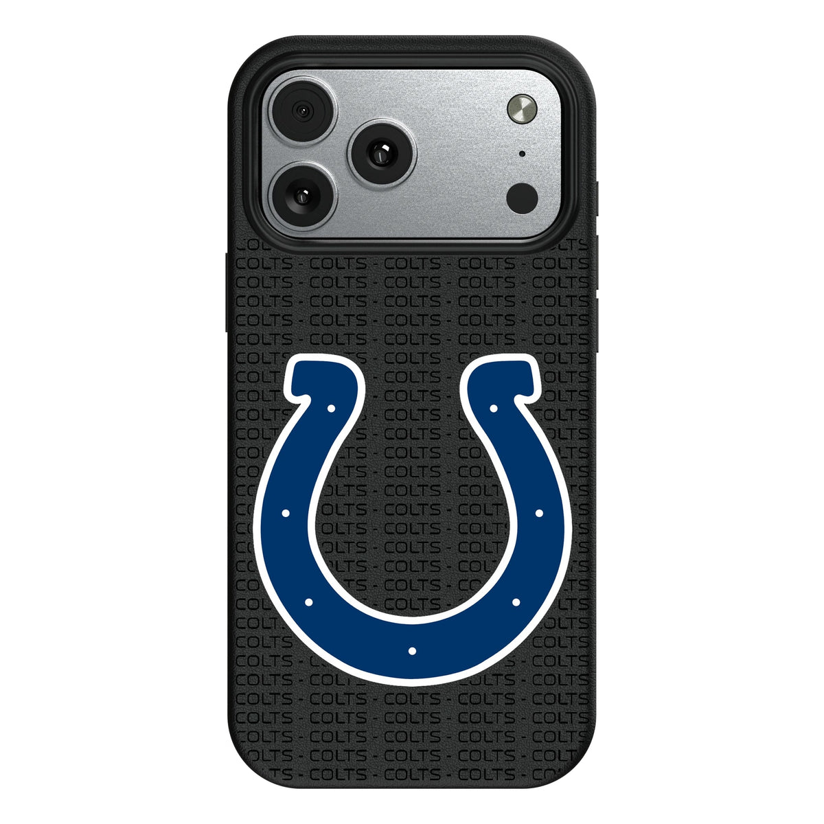 Indianapolis Colts Text Backdrop MagSafe Compatible Phone Case for Apple iPhone 10