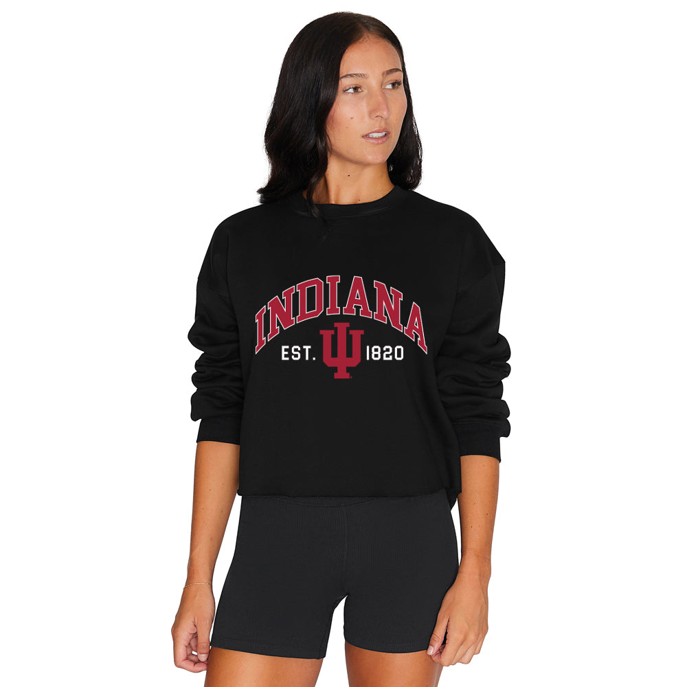 Indiana Hoosiers Black Crewneck | lojobands 3