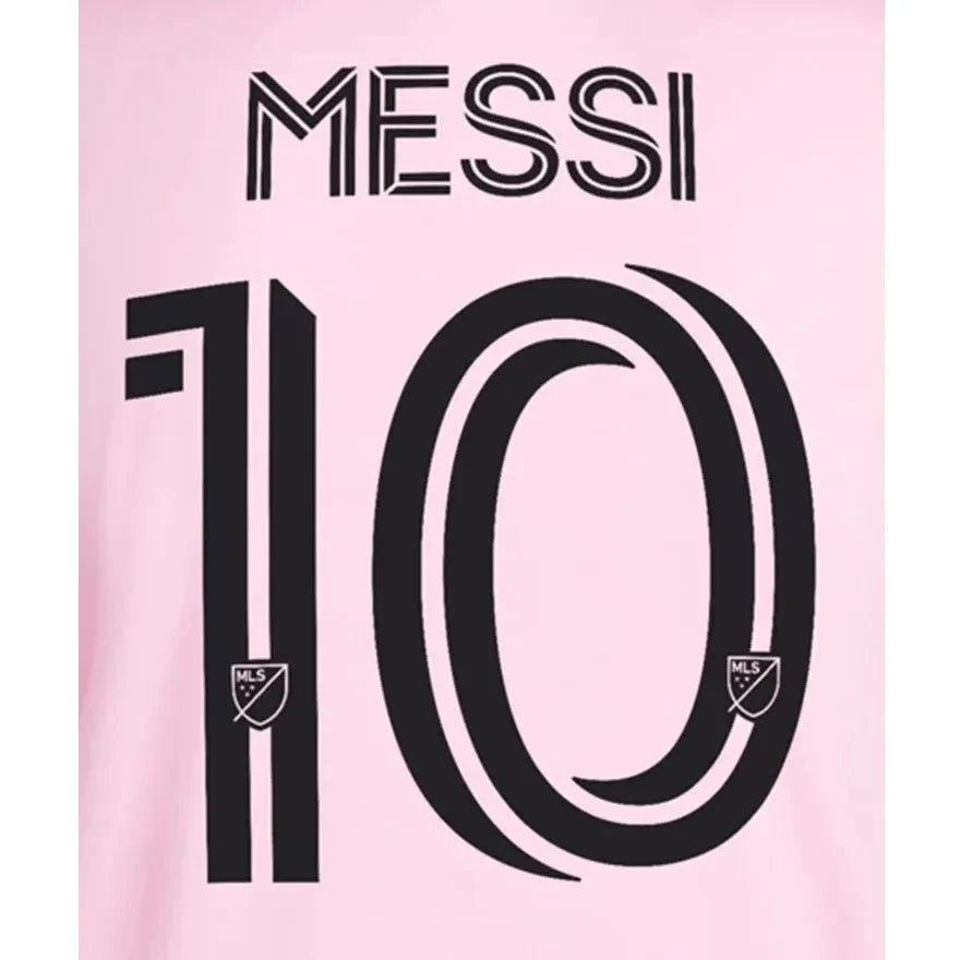 Inter Miami 2023/24 Home Messi #10 Youth Jersey Name Set 1