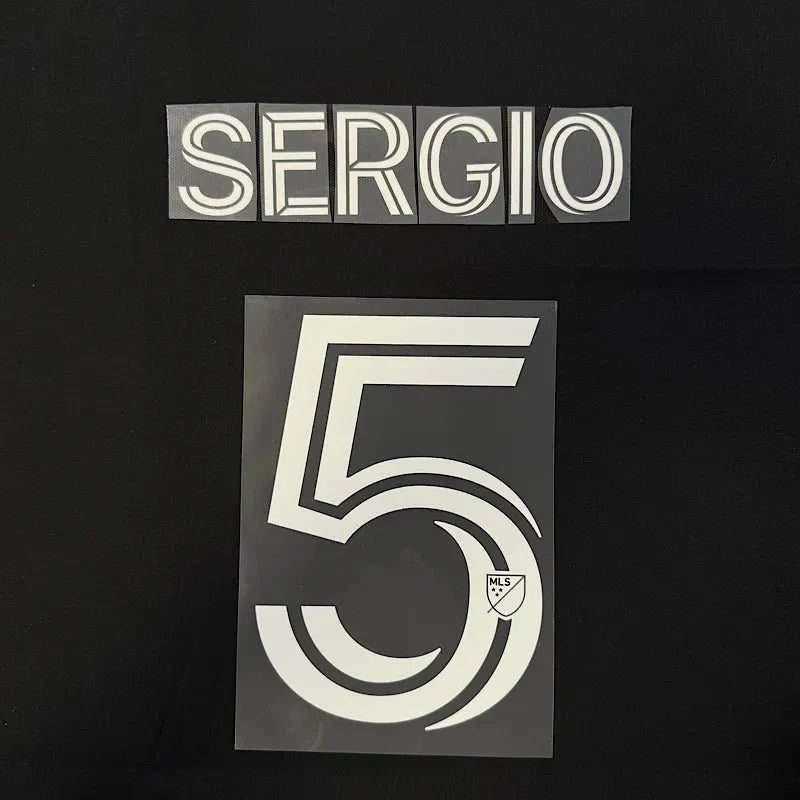 Inter Miami 2025-Third SERGIO #5 Official Name Set 1