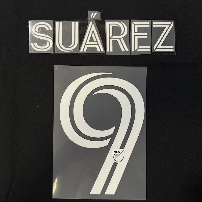 Inter Miami 2025-Third SUAREZ  #9 Official Name Set 1