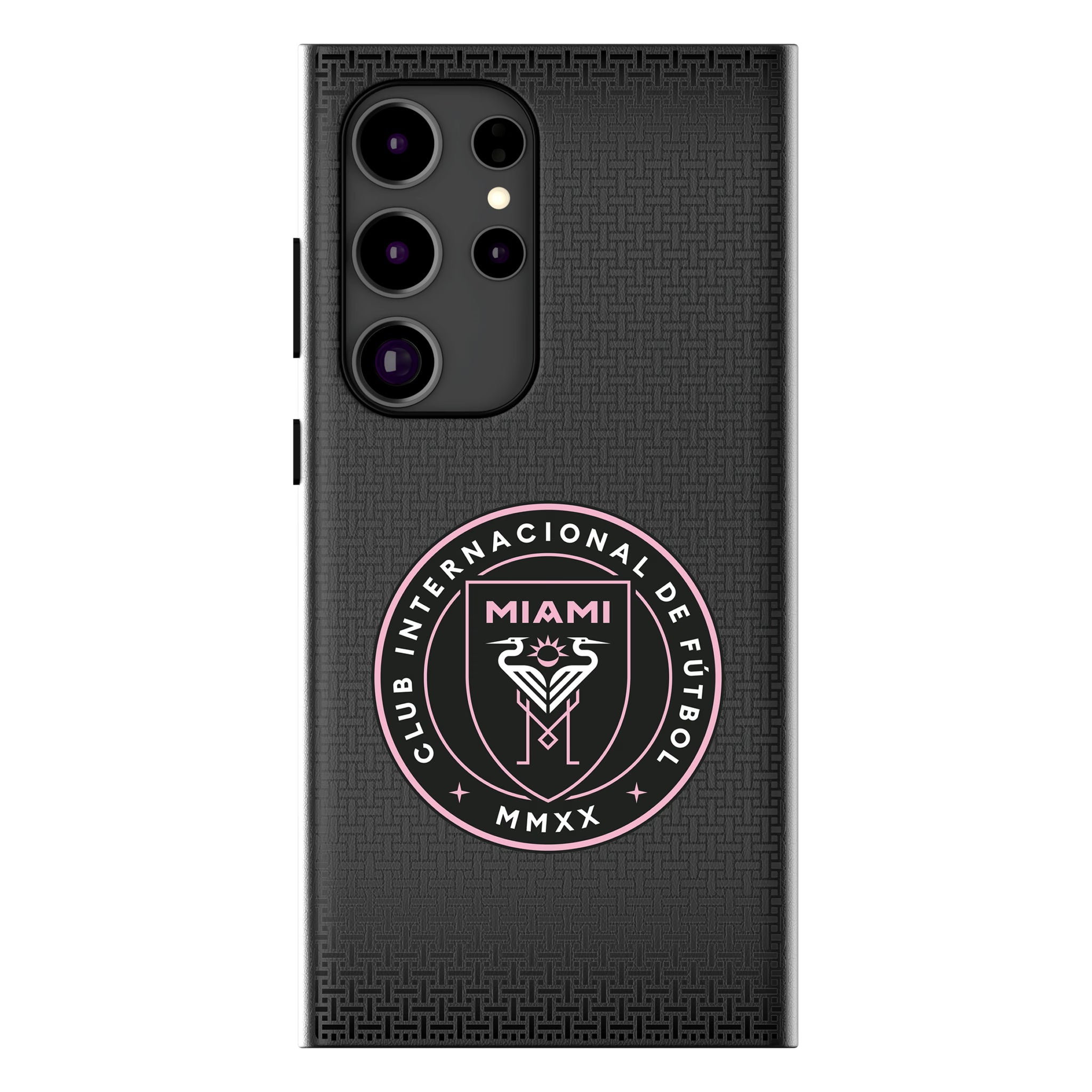 Inter Miami CF Linen MagSafe Compatible Phone Case for Samsung Galaxy 10