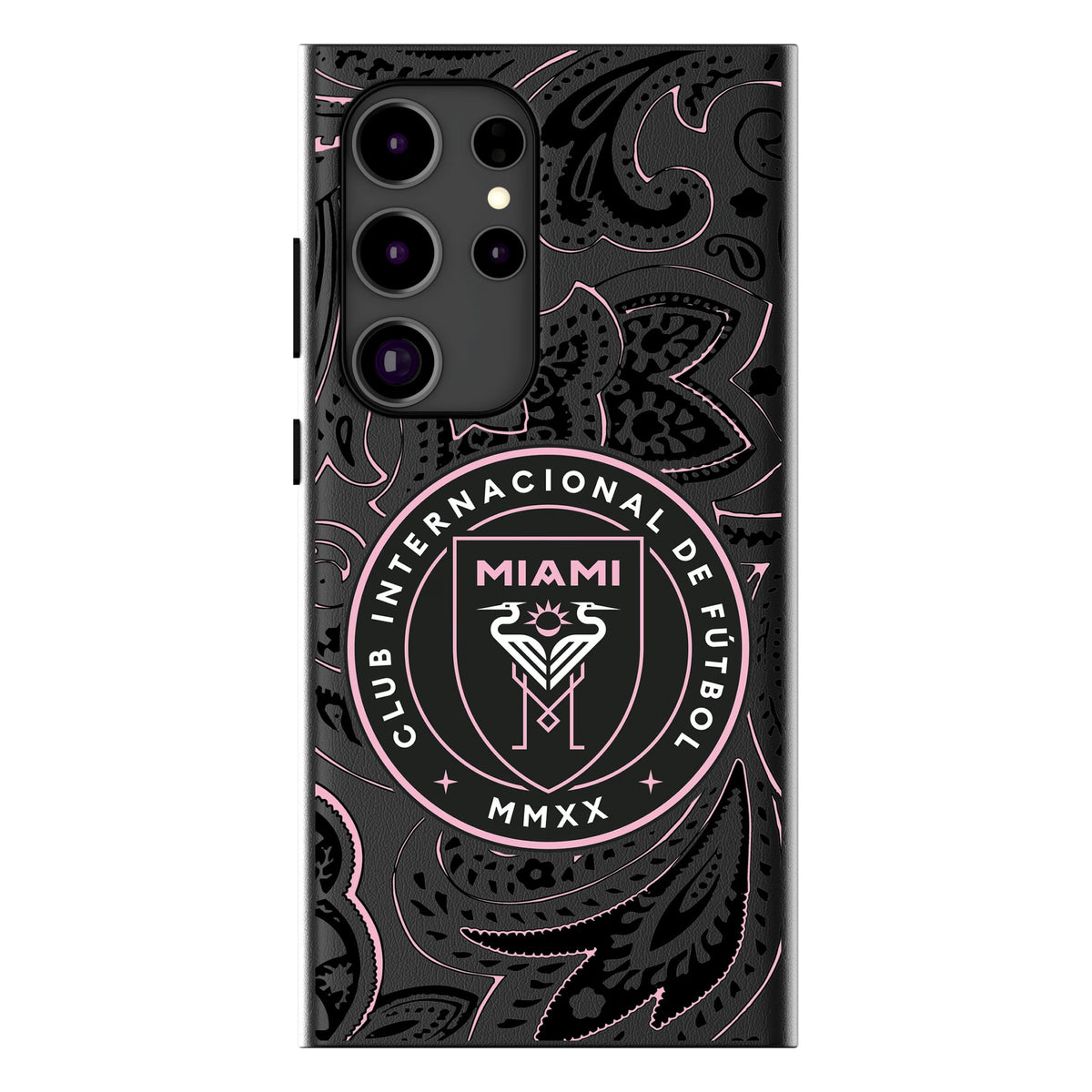 Inter Miami CF Paisley MagSafe Compatible Phone Case for Samsung Galaxy 15