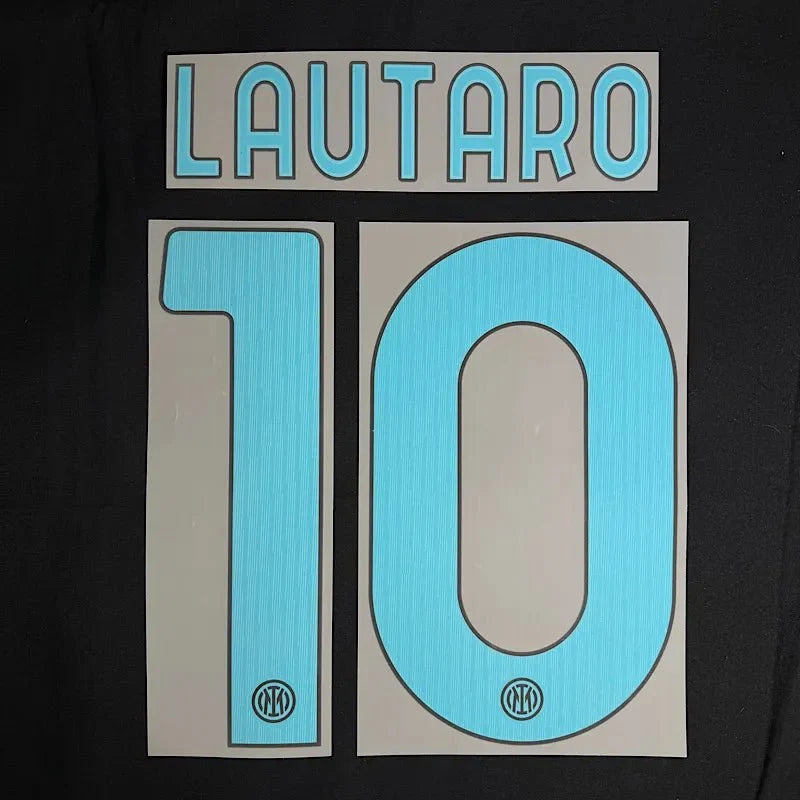 Inter Milan 2025/26 Home LAUTARO #10 Official Name Set 1
