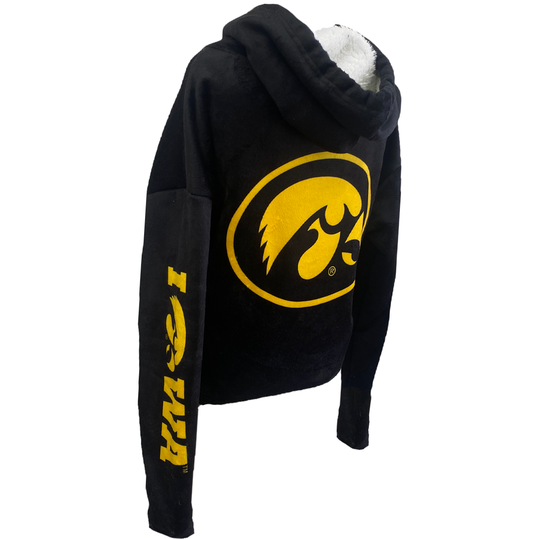 Iowa Hawkeyes Varsity Furry Hoodie | lojobands