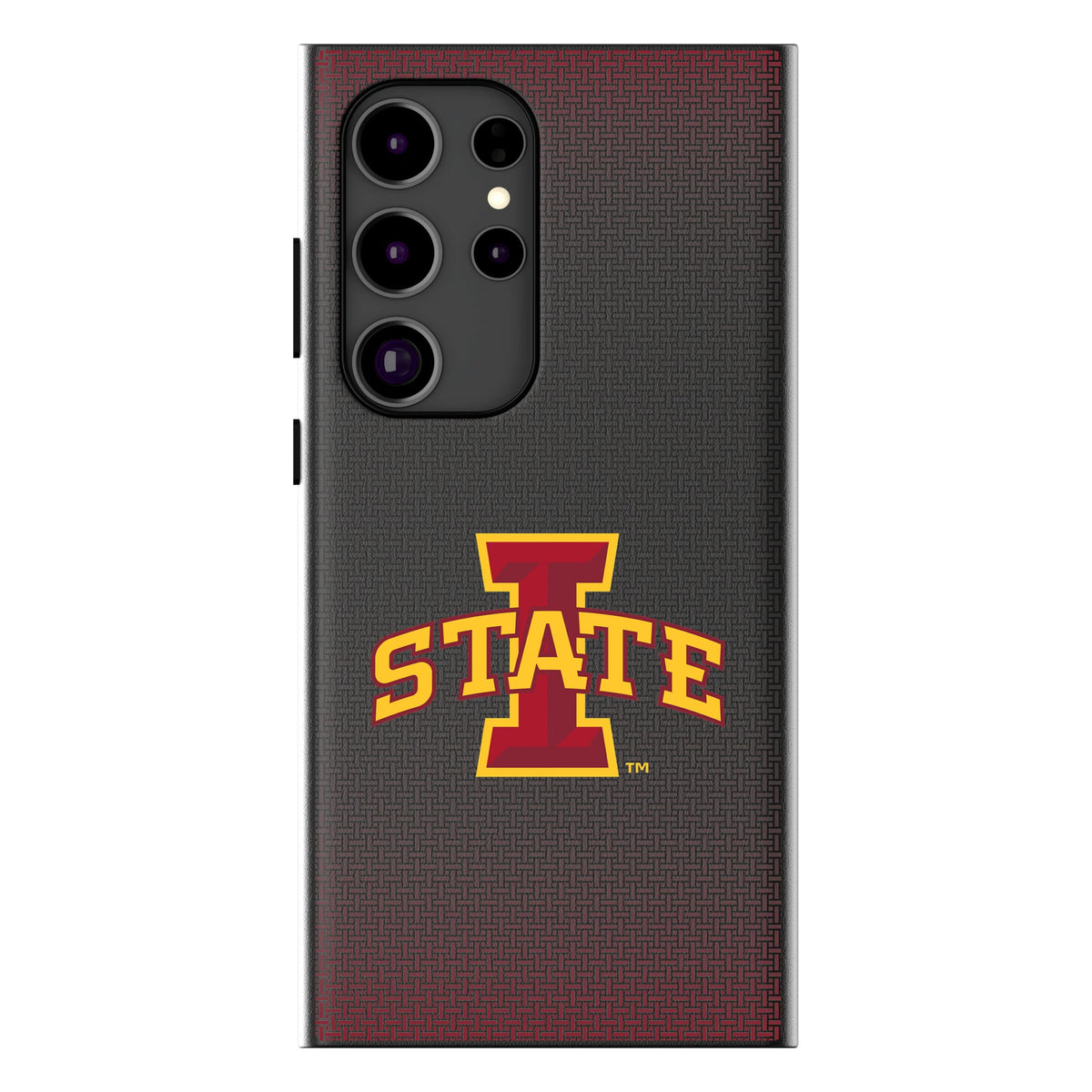Iowa State University Cyclones Linen MagSafe Compatible Phone Case for Samsung Galaxy 11