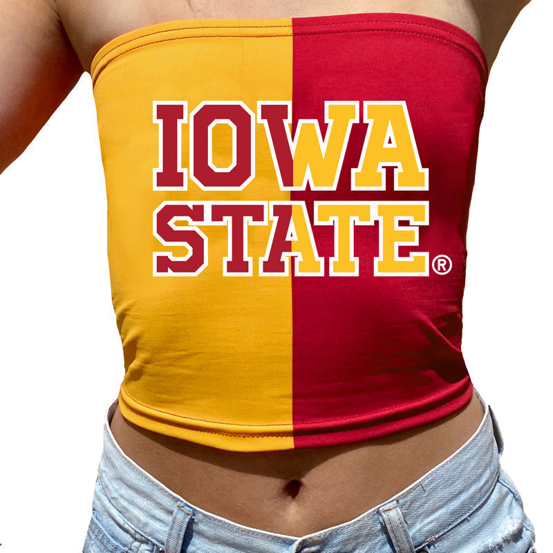 Iowa State Cyclones Two Tone Tube Top | lojobands 9