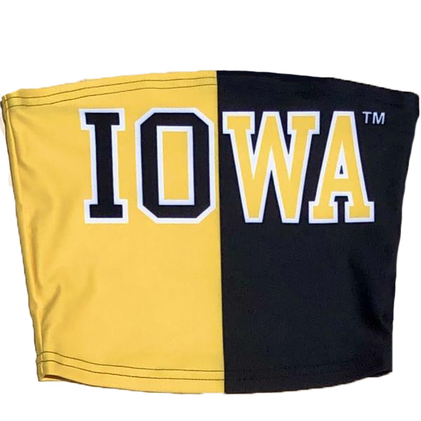 Iowa Hawkeyes Two Tone Tube Top | lojobands 8