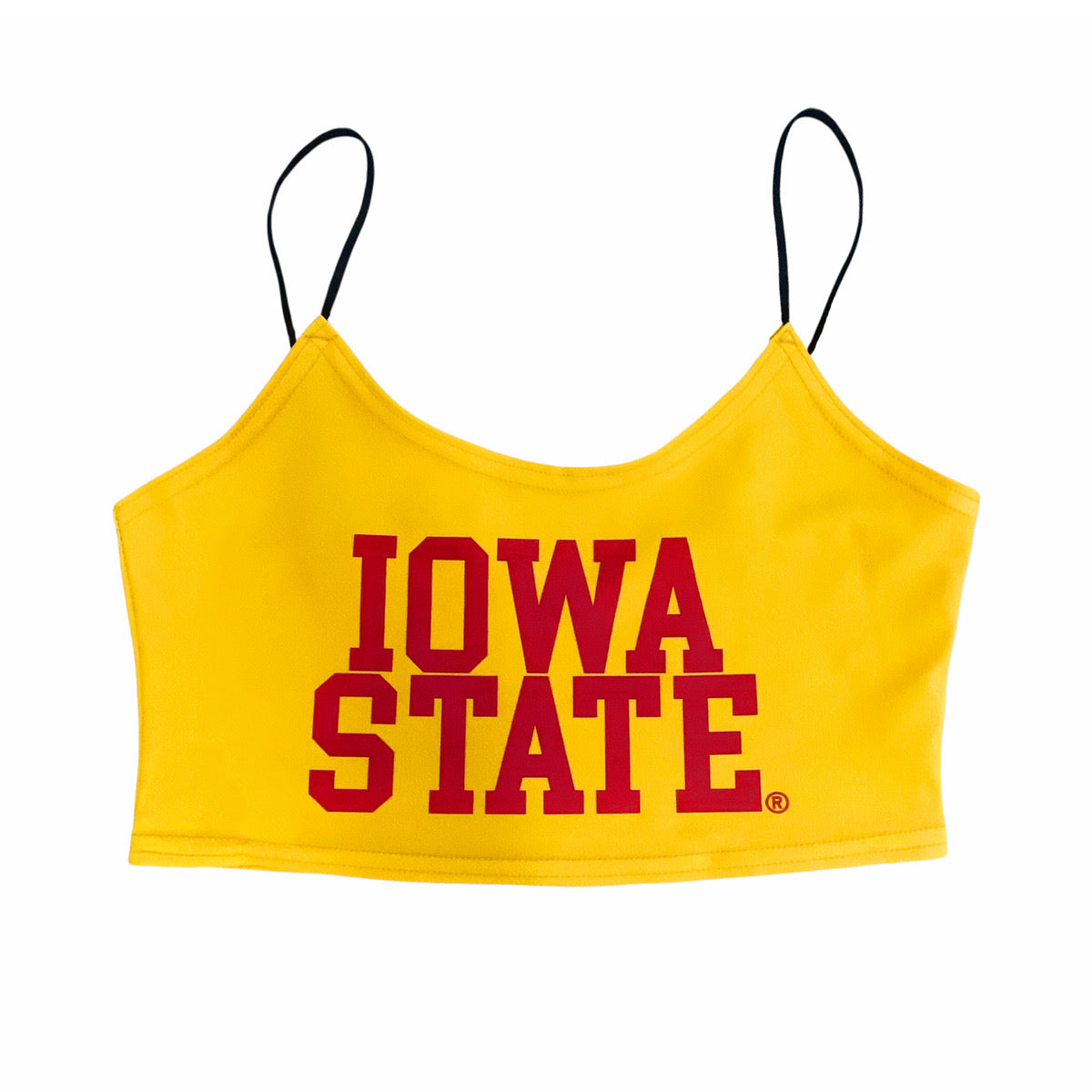 Iowa State Yellow Spaghetti Tank | lojobands 5