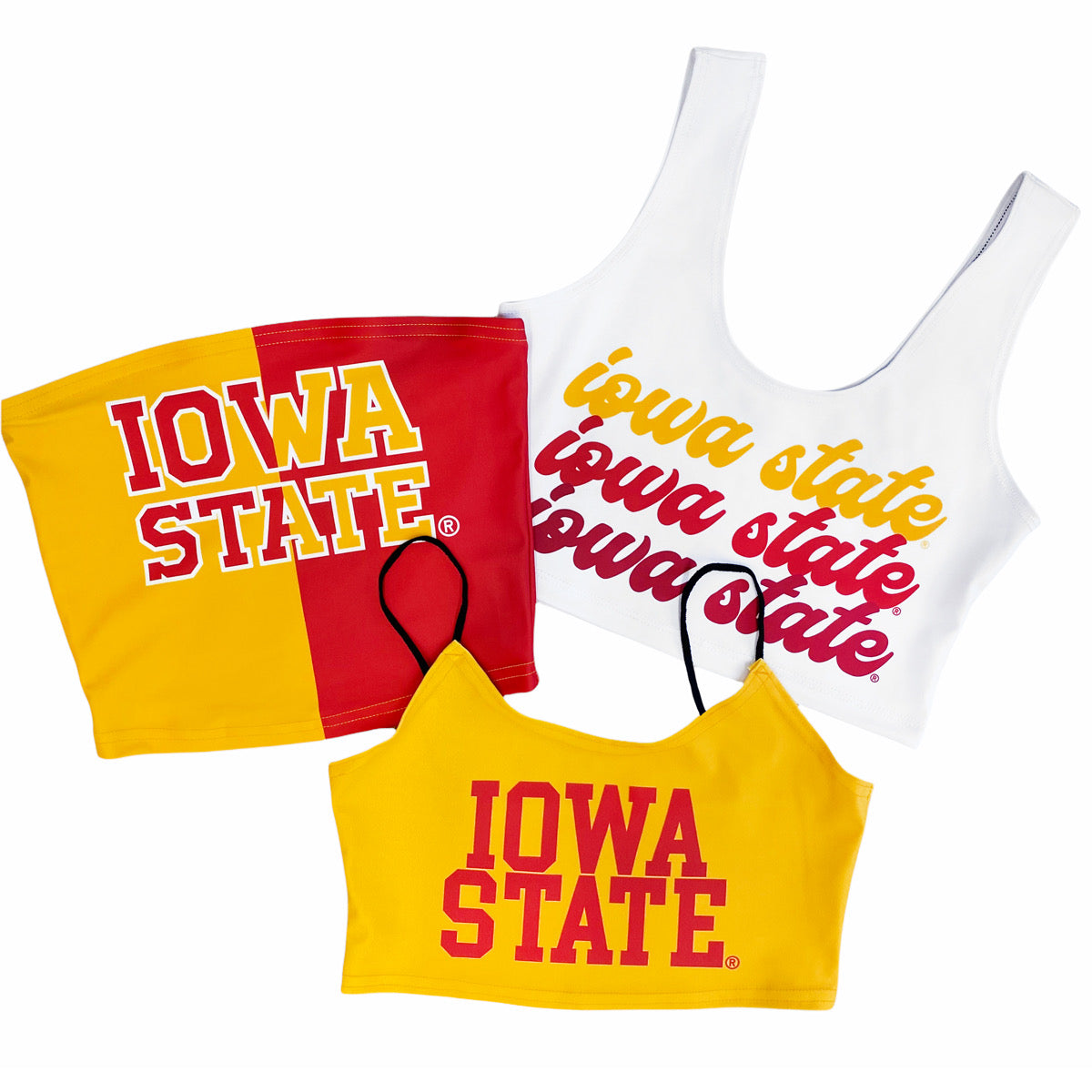Iowa State Cyclones Two Tone Tube Top | lojobands 10