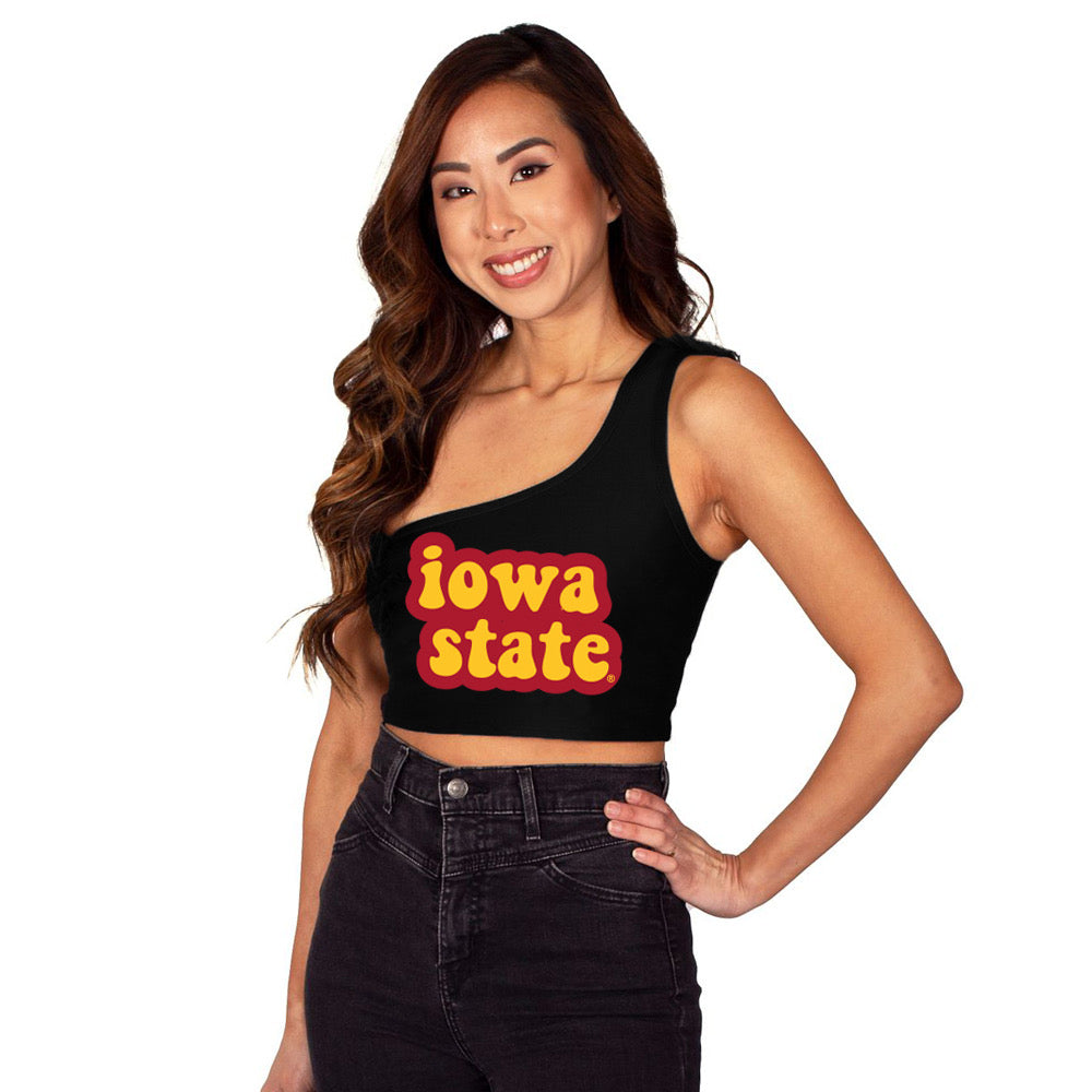 Iowa State One Shoulder Top | lojobands