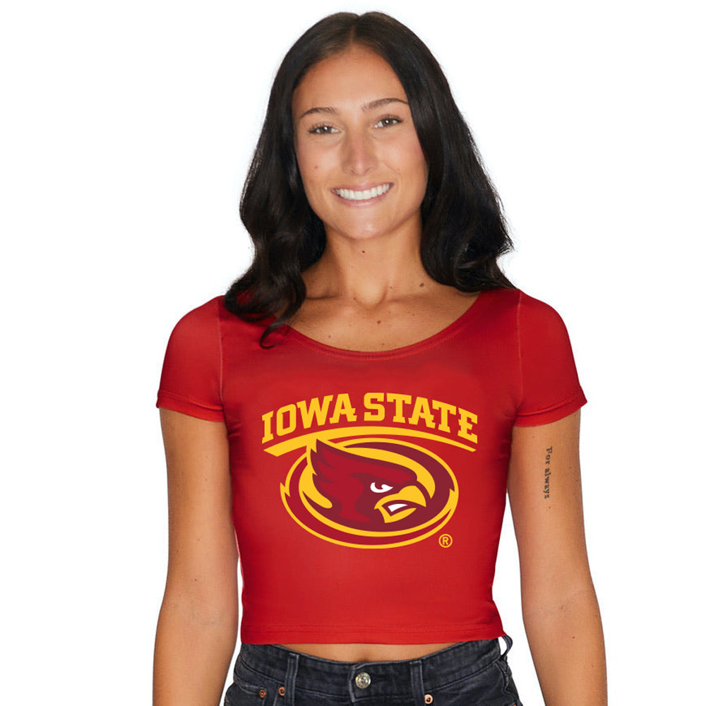 Iowa State Red Babydoll Tee | lojobands
