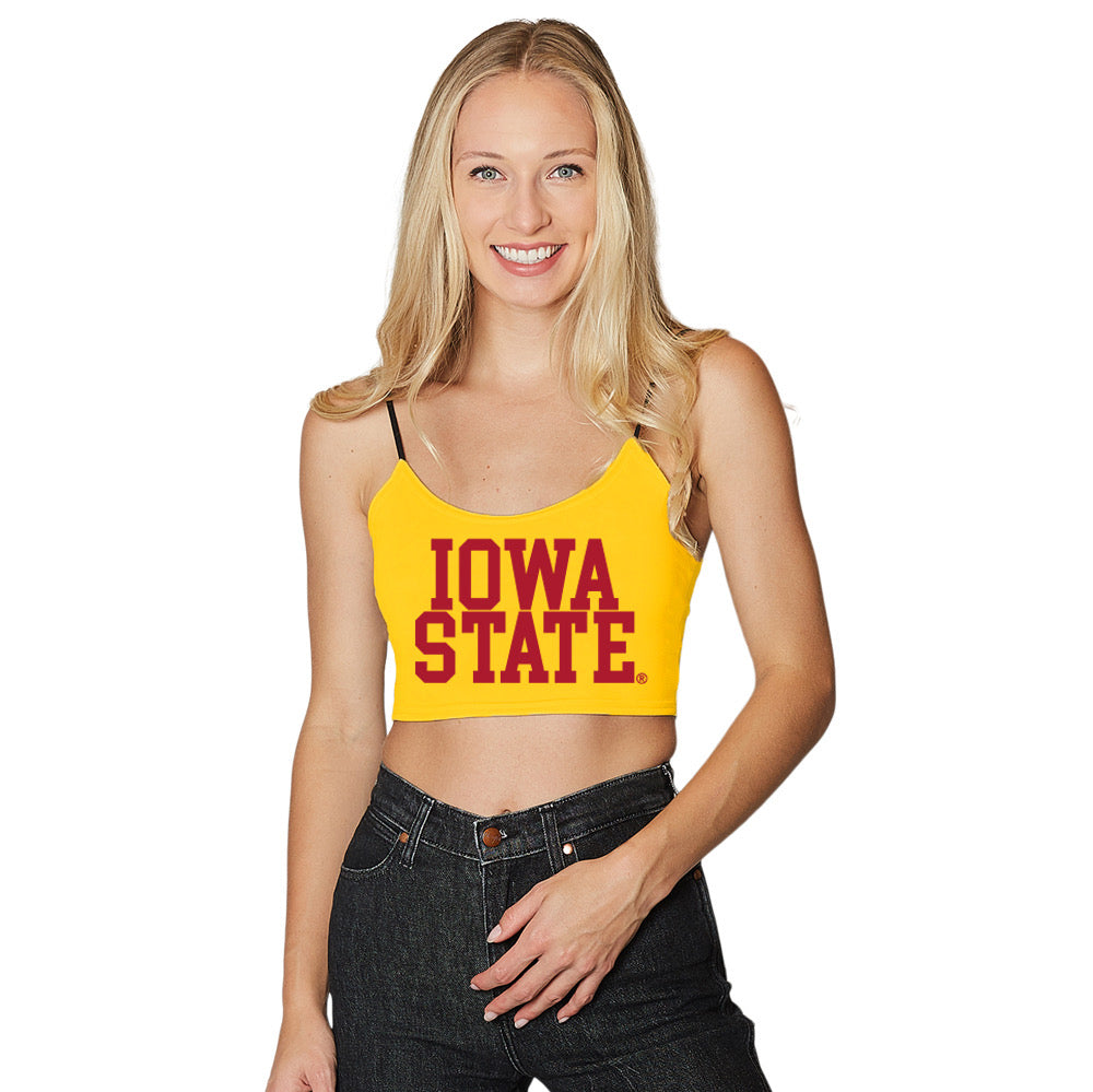 Iowa State Yellow Spaghetti Tank | lojobands