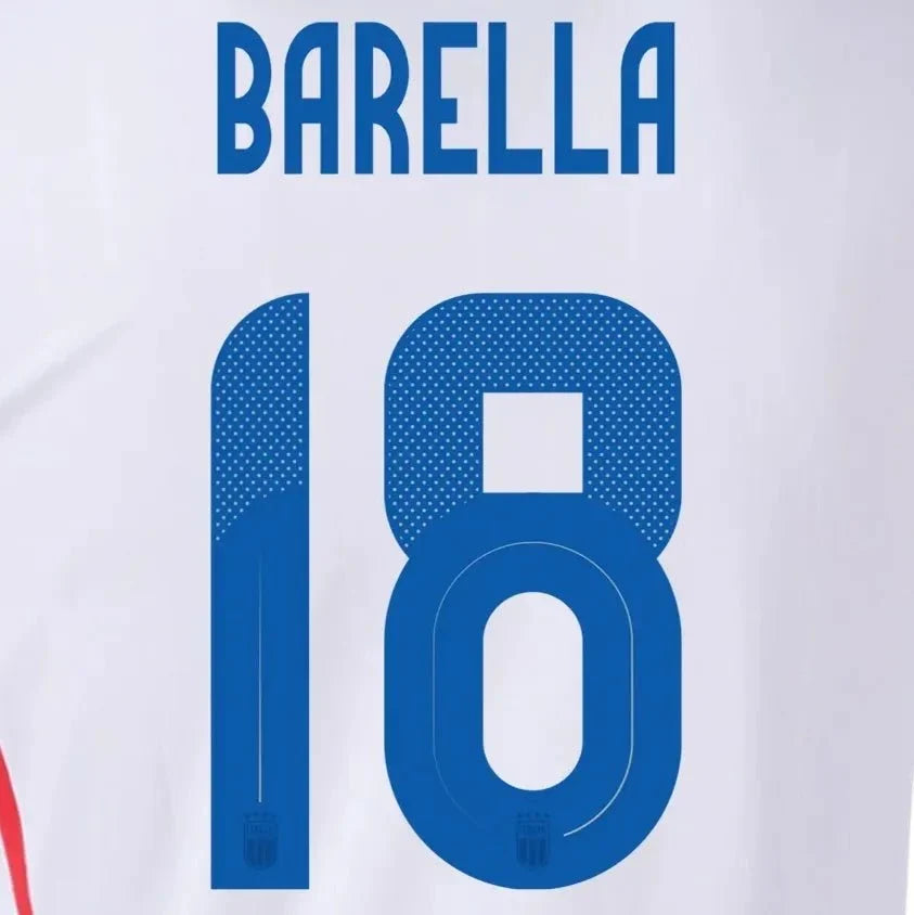 Italy 2024/25 Away Barella #18 Jersey Name Set 1