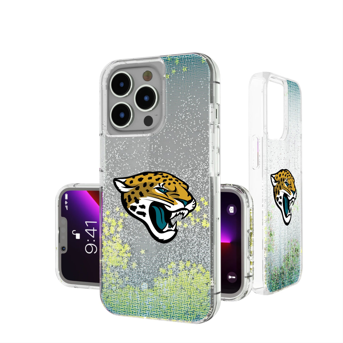 Jacksonville Jaguars Linen Glitter Phone Case 7