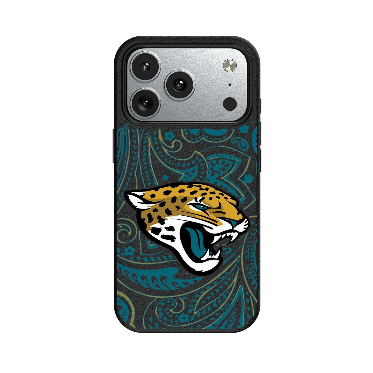Jacksonville Jaguars Paisley MagSafe Compatible Phone Case for Apple iPhone 9