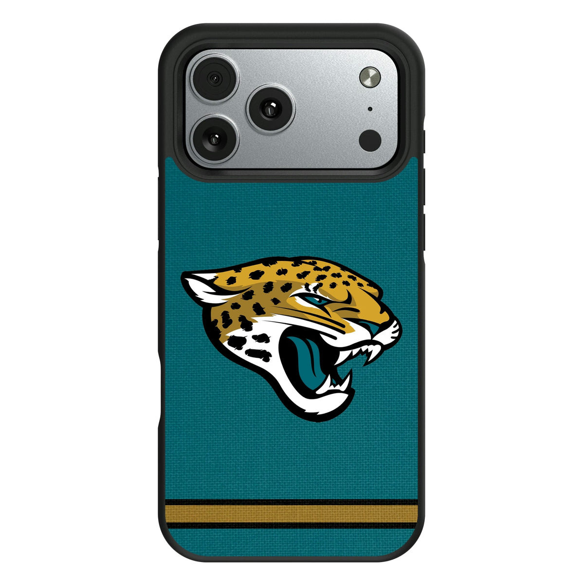 Jacksonville Jaguars Stripe Bump Phone Case 11