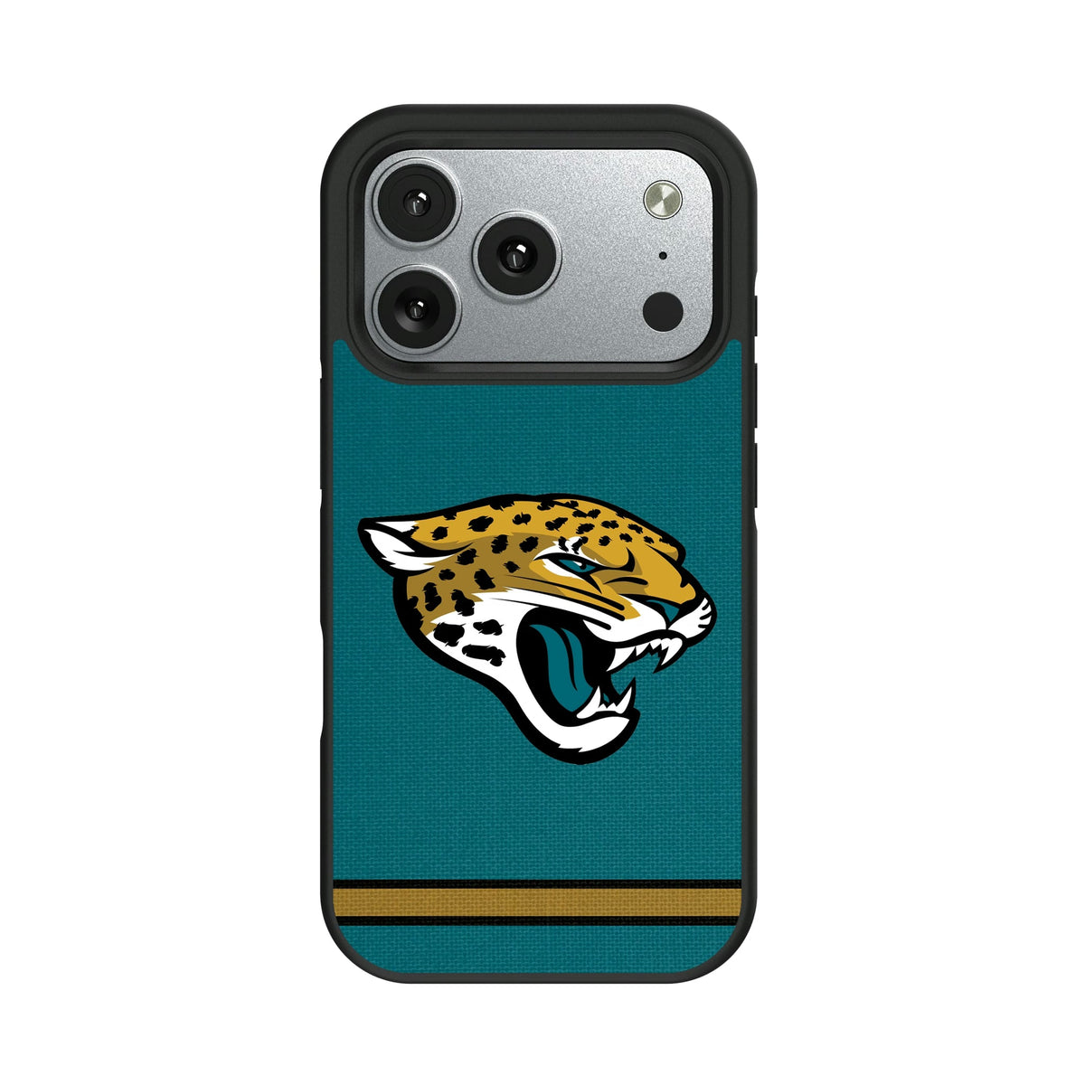Jacksonville Jaguars Stripe Bump Phone Case 10