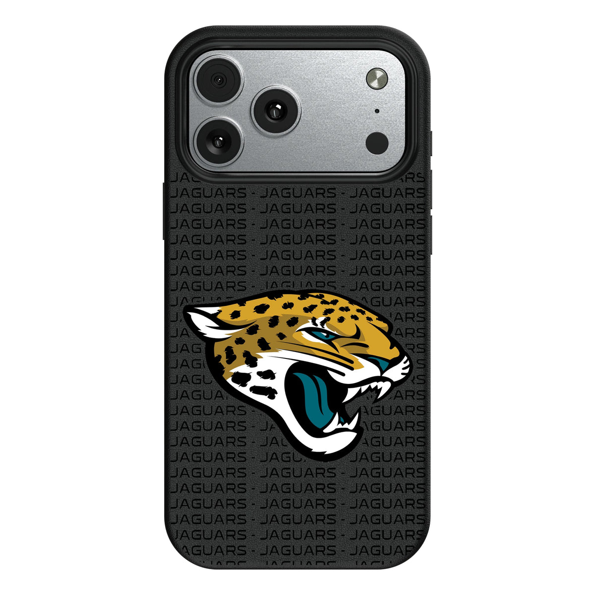 Jacksonville Jaguars Text Backdrop MagSafe Compatible Phone Case for Apple iPhone 10