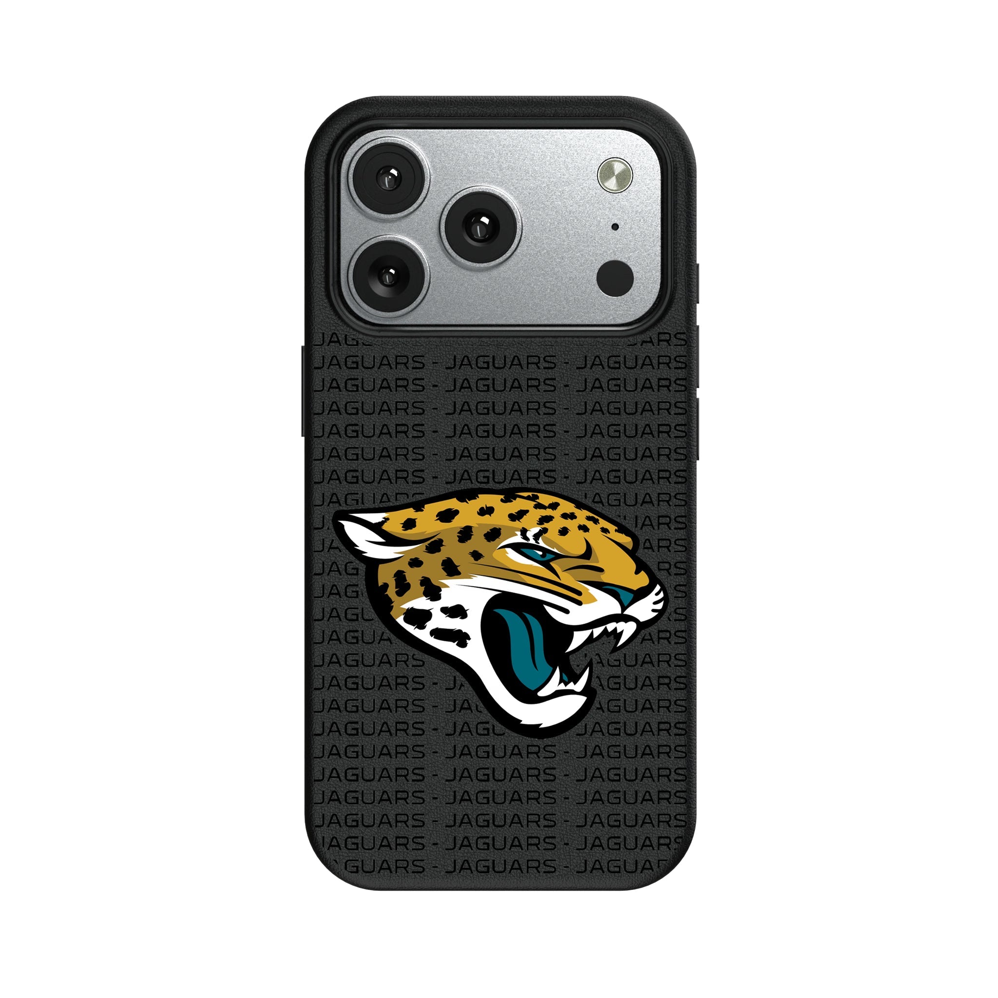Jacksonville Jaguars Text Backdrop MagSafe Compatible Phone Case for Apple iPhone 9