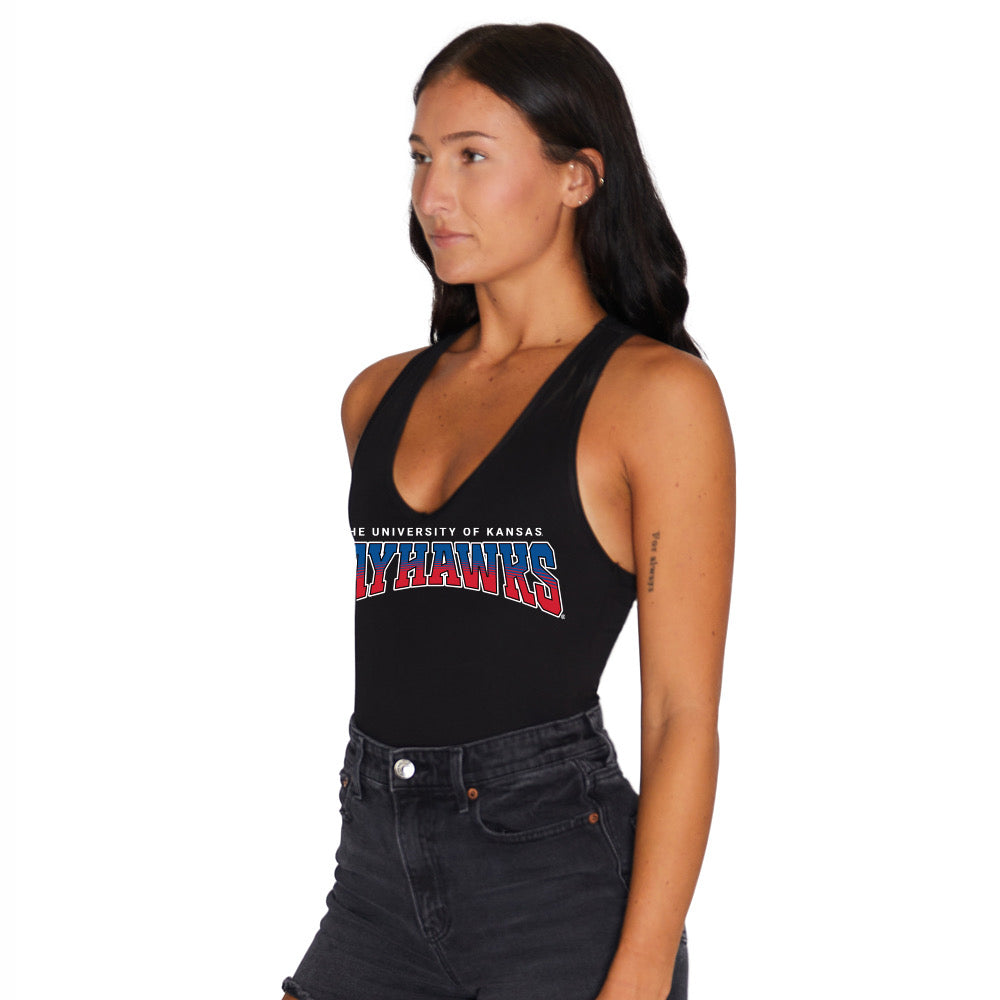Kansas Jayhawks Black Bodysuit | lojobands