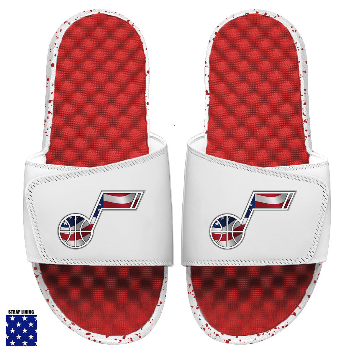 Utah Jazz Red Americana Slides 2