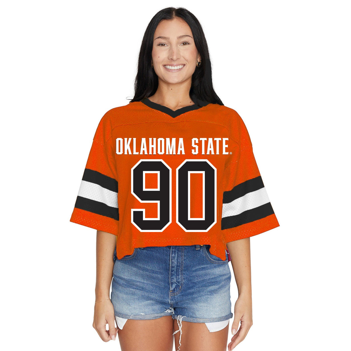 Oklahoma State Orange Football Jersey | lojobands 1