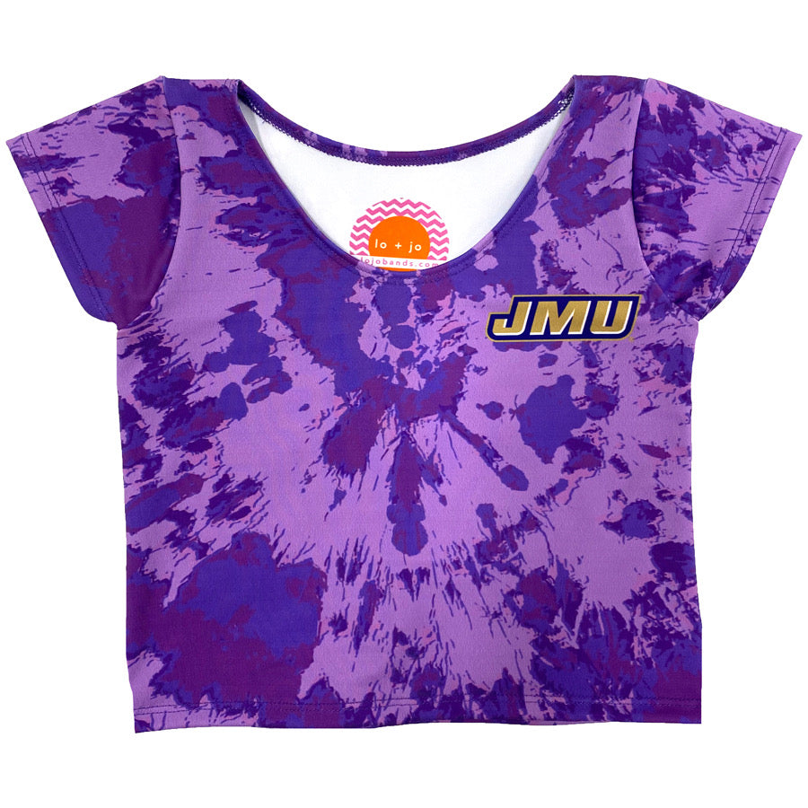 JMU Tie Dye Babydoll Tee