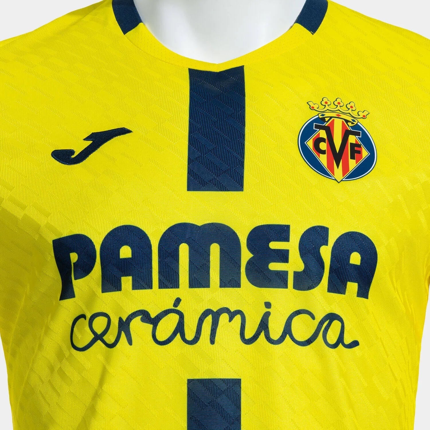 Joma 2025-26 Villareal Men's Stadium Home Soccer Jersey 4