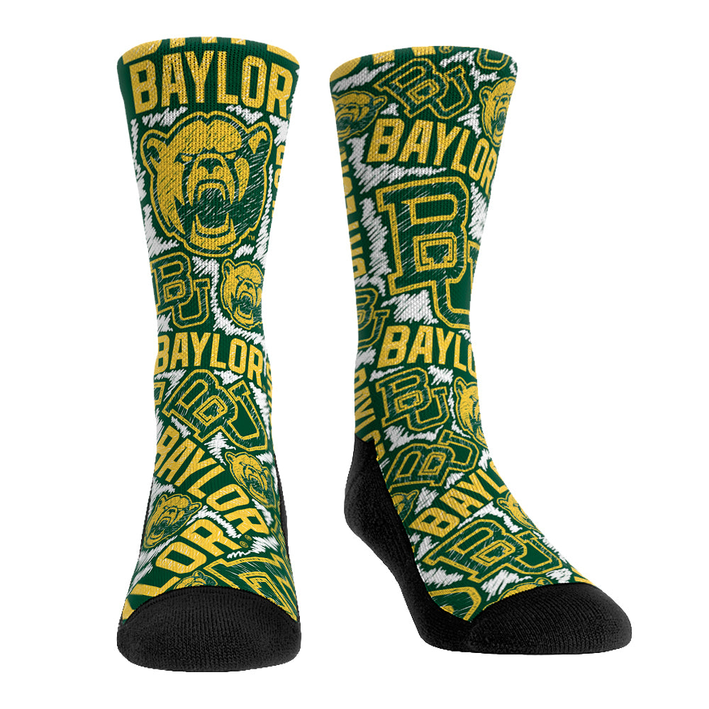 Baylor Bears - Logo Sketch | Rock 'Em Socks