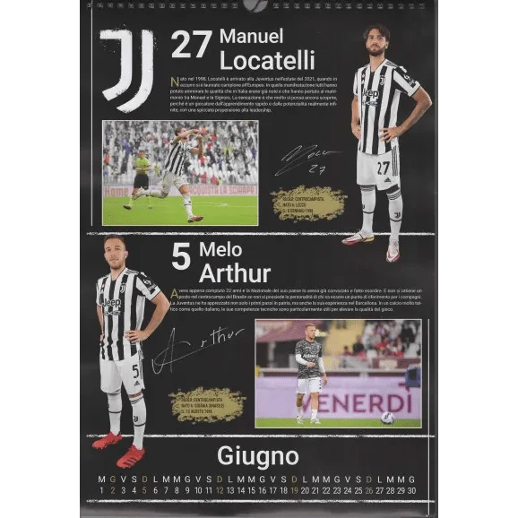 Juventus 2022 Official Calendar 2