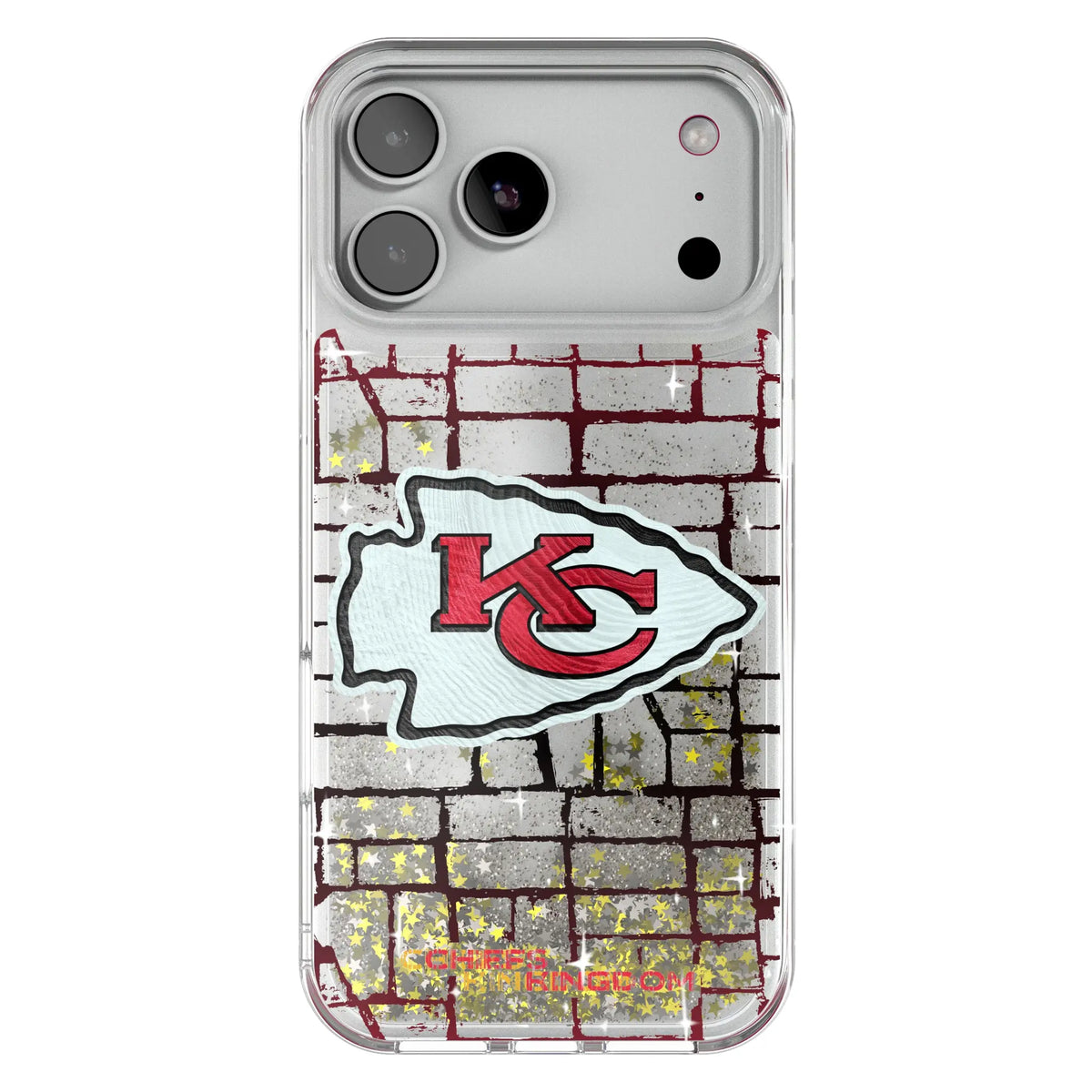 Kansas City Chiefs Brick Wall Glitter Phone Case for Apple iPhone 17 Series 20