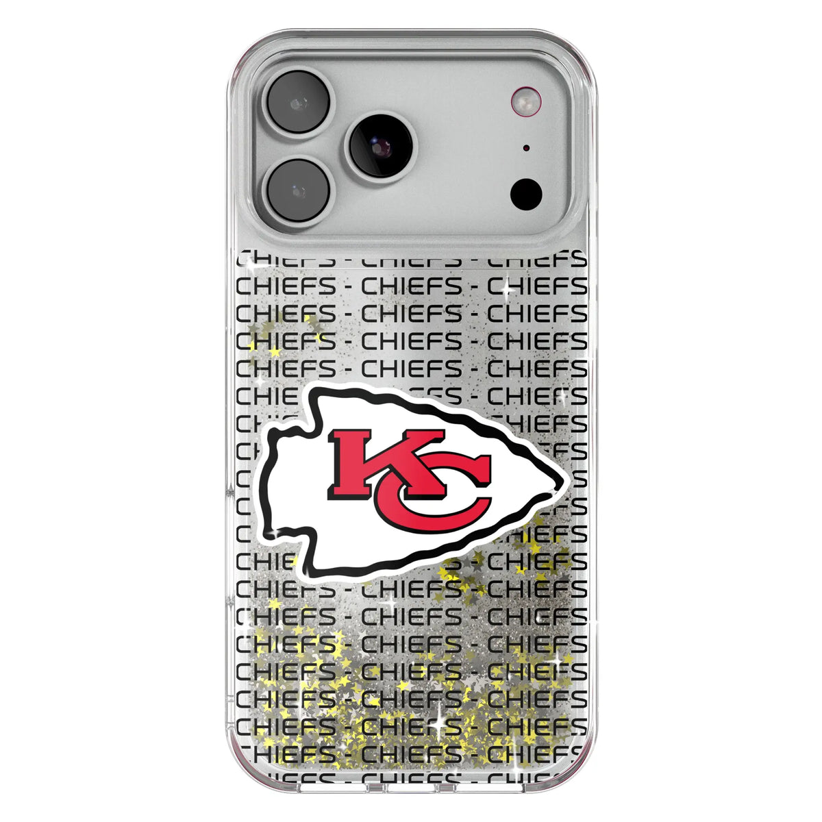 Kansas City Chiefs Text Backdrop Glitter Phone Case 20