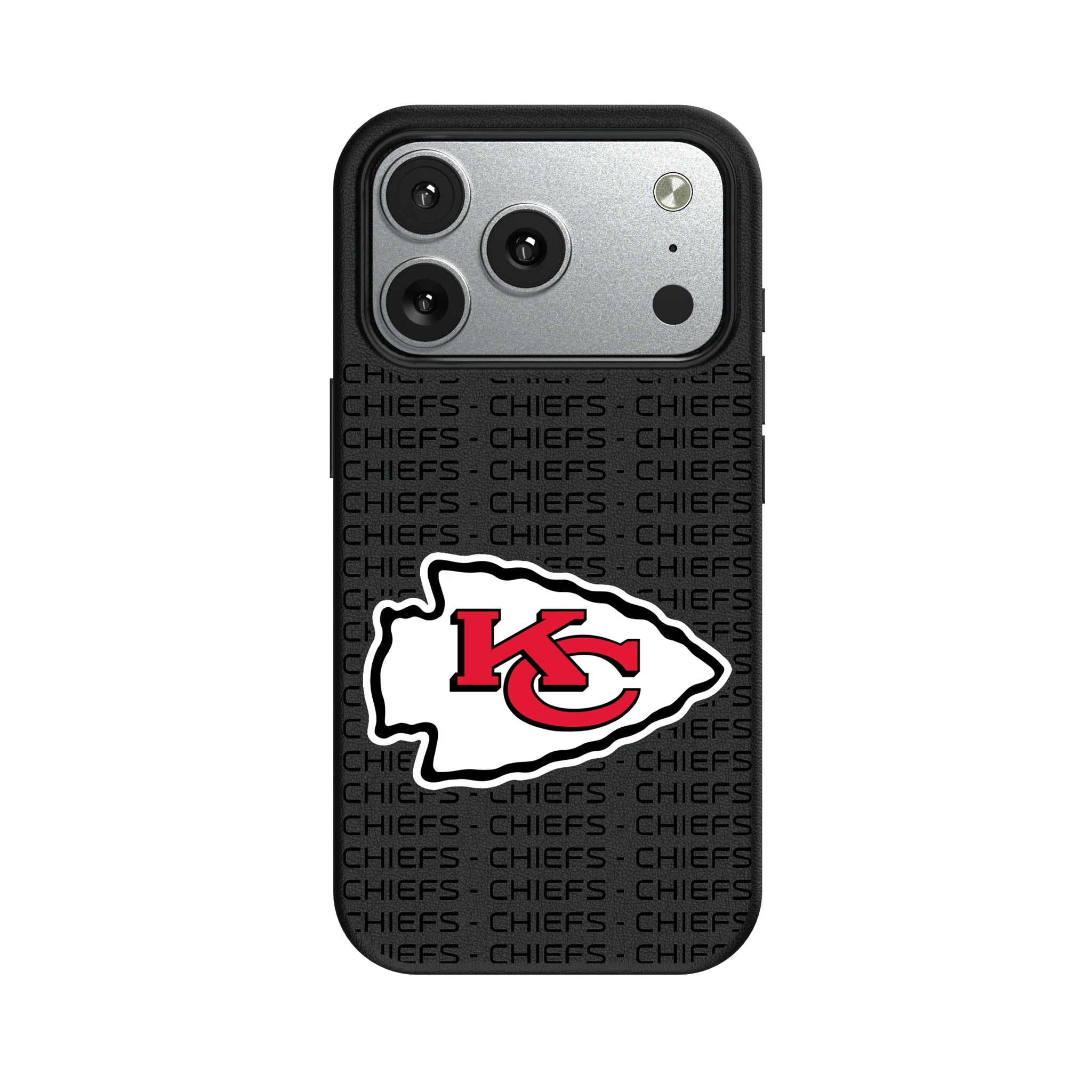 Kansas City Chiefs Text Backdrop MagSafe Compatible Phone Case for Apple iPhone 9