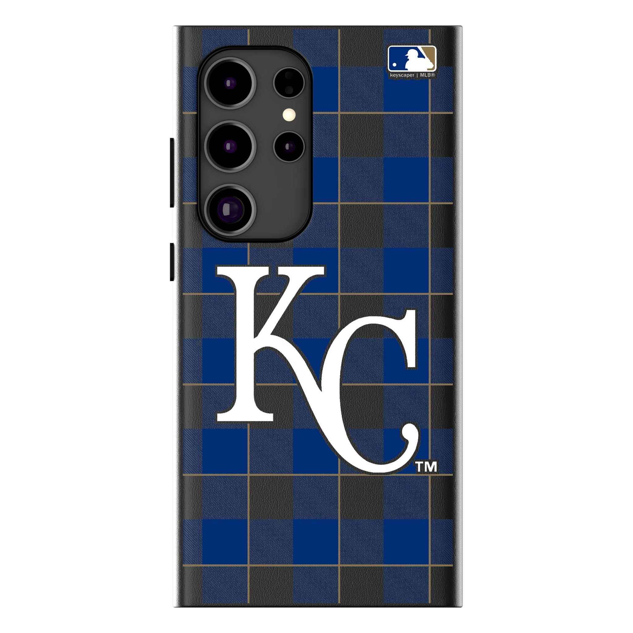 Kansas City Royals Plaid MagSafe Compatible Phone Case for Samsung Galaxy 16