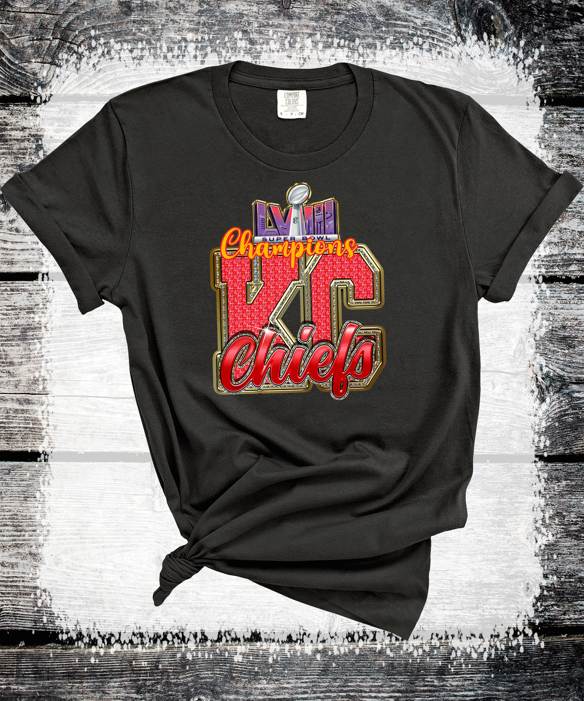 2024 Super Bowl Champions Vegas Chiefs Football Super Bowl 2024 Kansas City 3