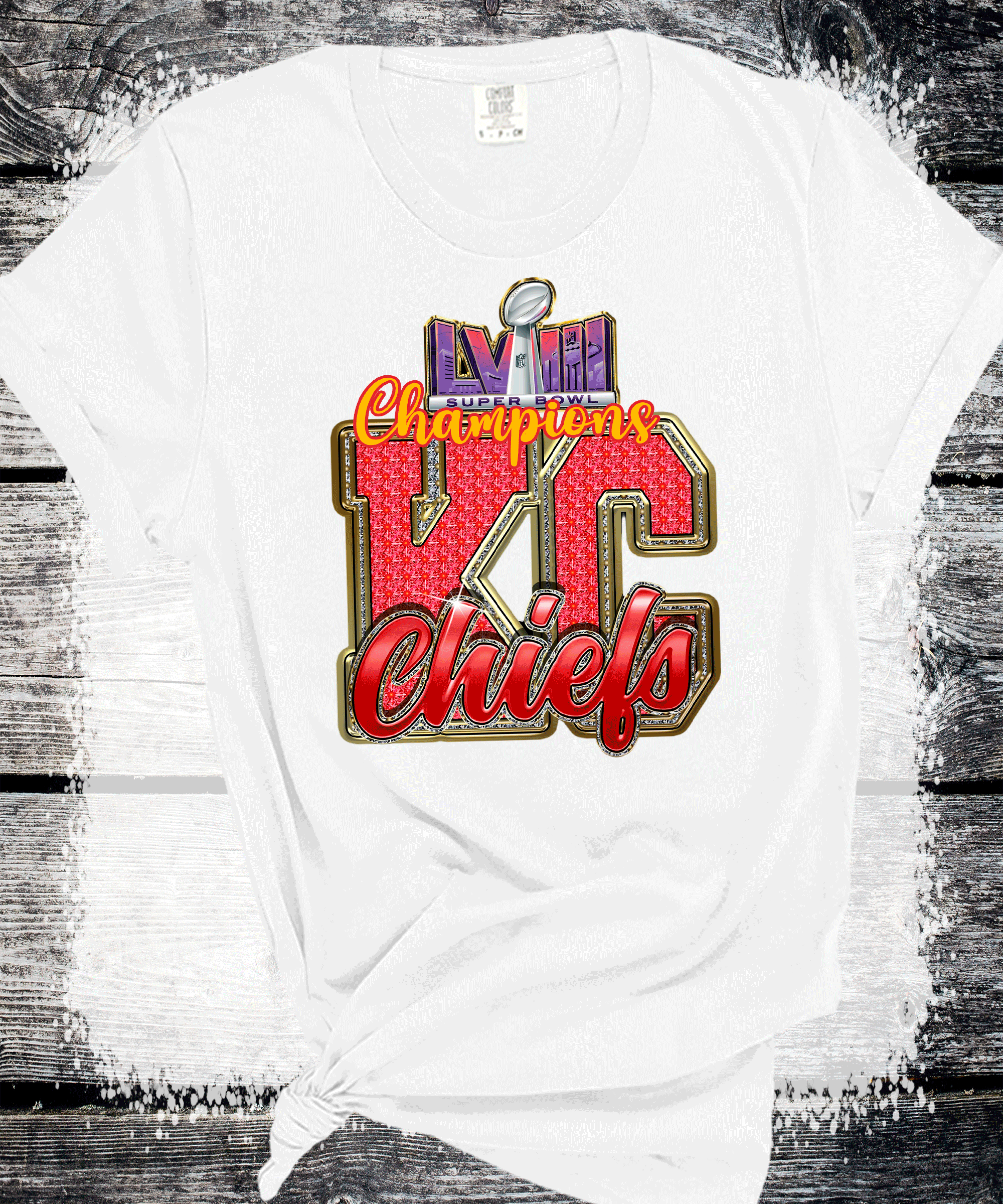 2024 Super Bowl Champions Vegas Chiefs Football Super Bowl 2024 Kansas City 4