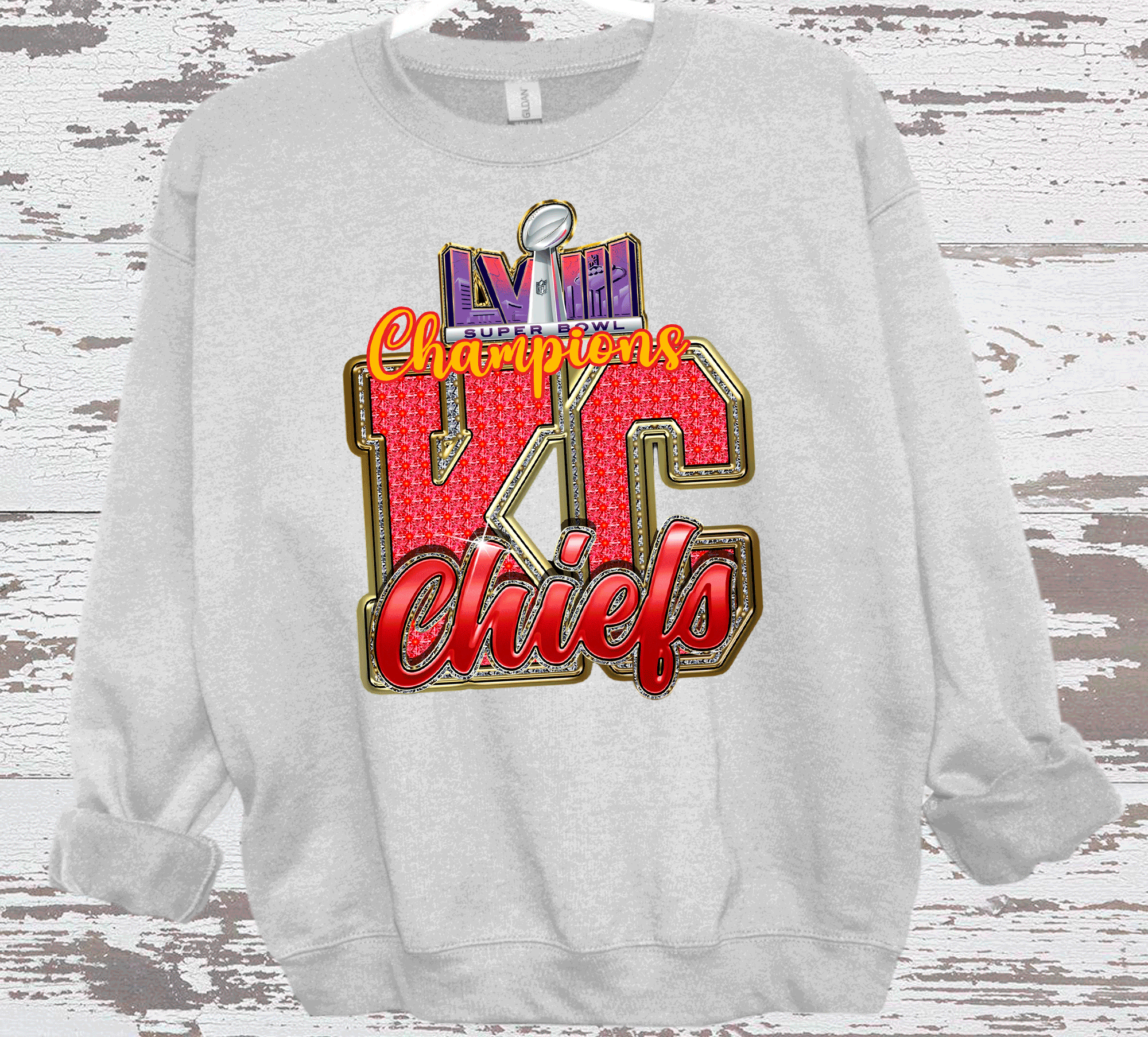 2024 Super Bowl Champions Vegas Chiefs Football Super Bowl 2024 Kansas City 7