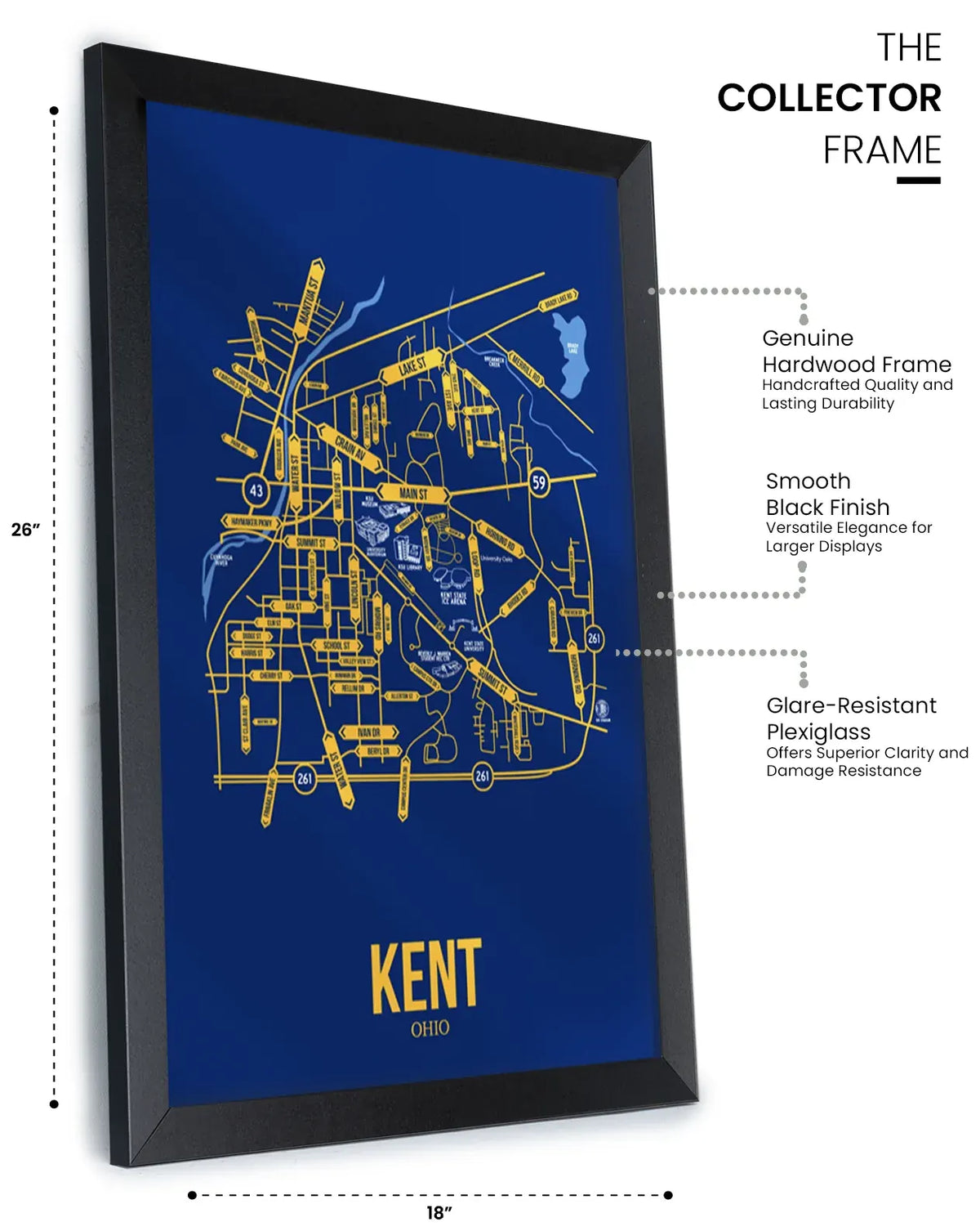 Kent, Ohio street map 11