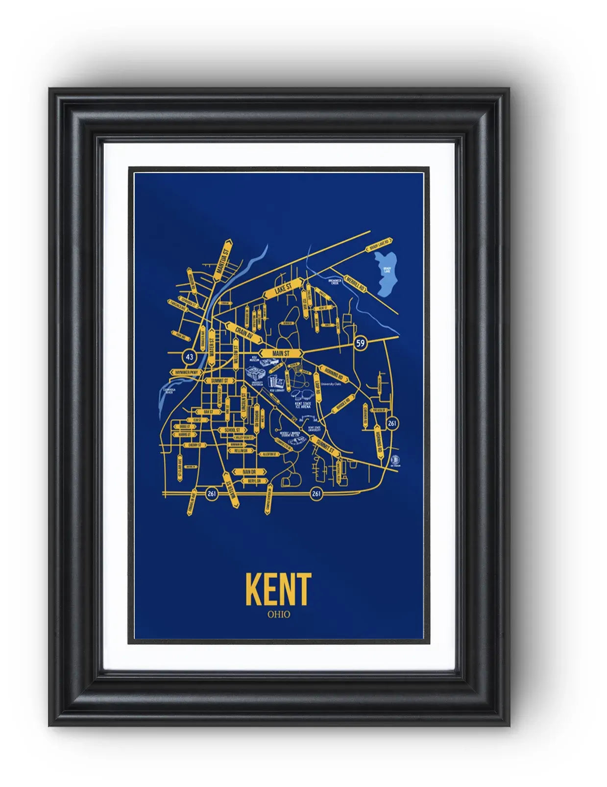 Kent, Ohio street map 12
