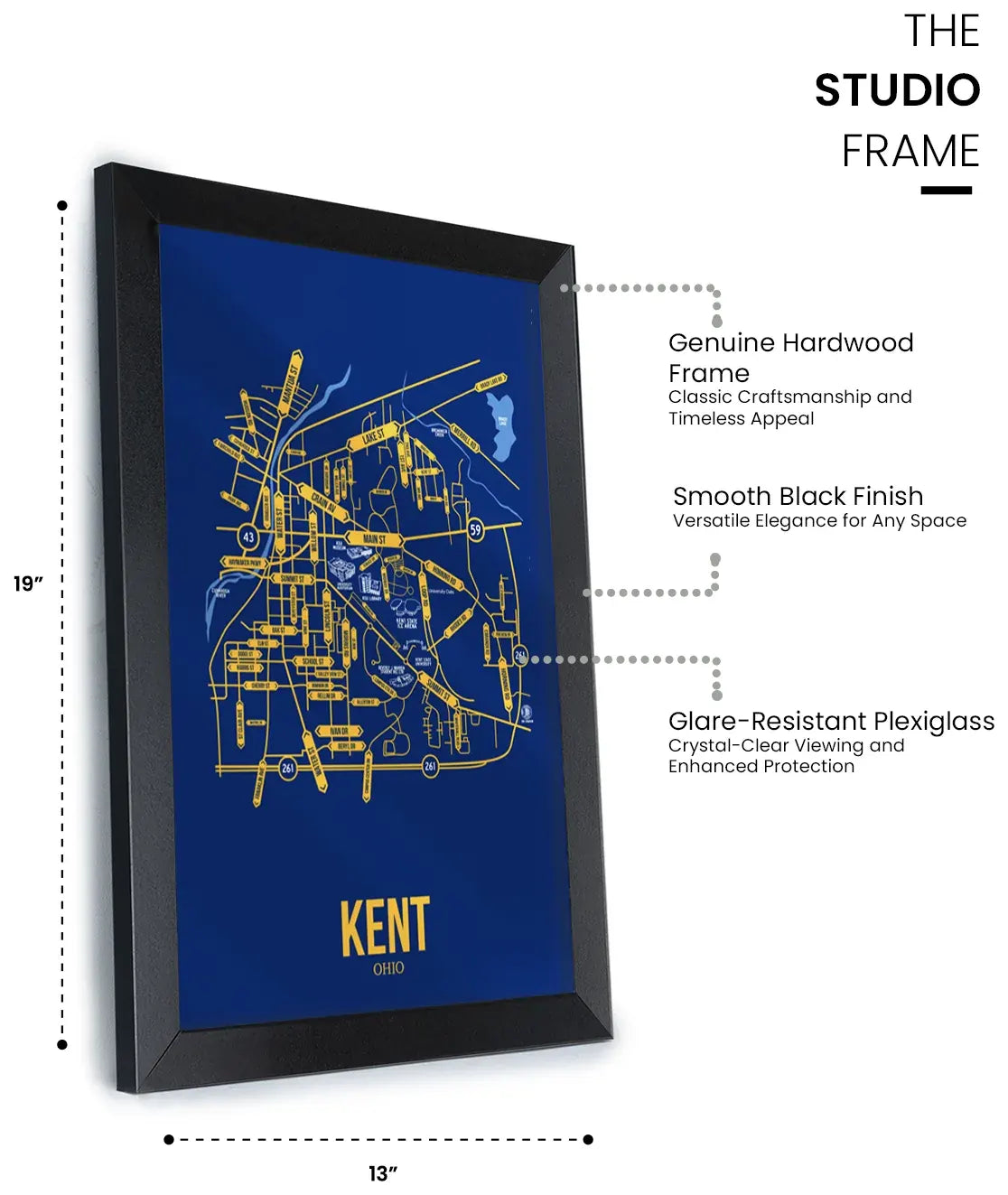 Kent, Ohio street map 10