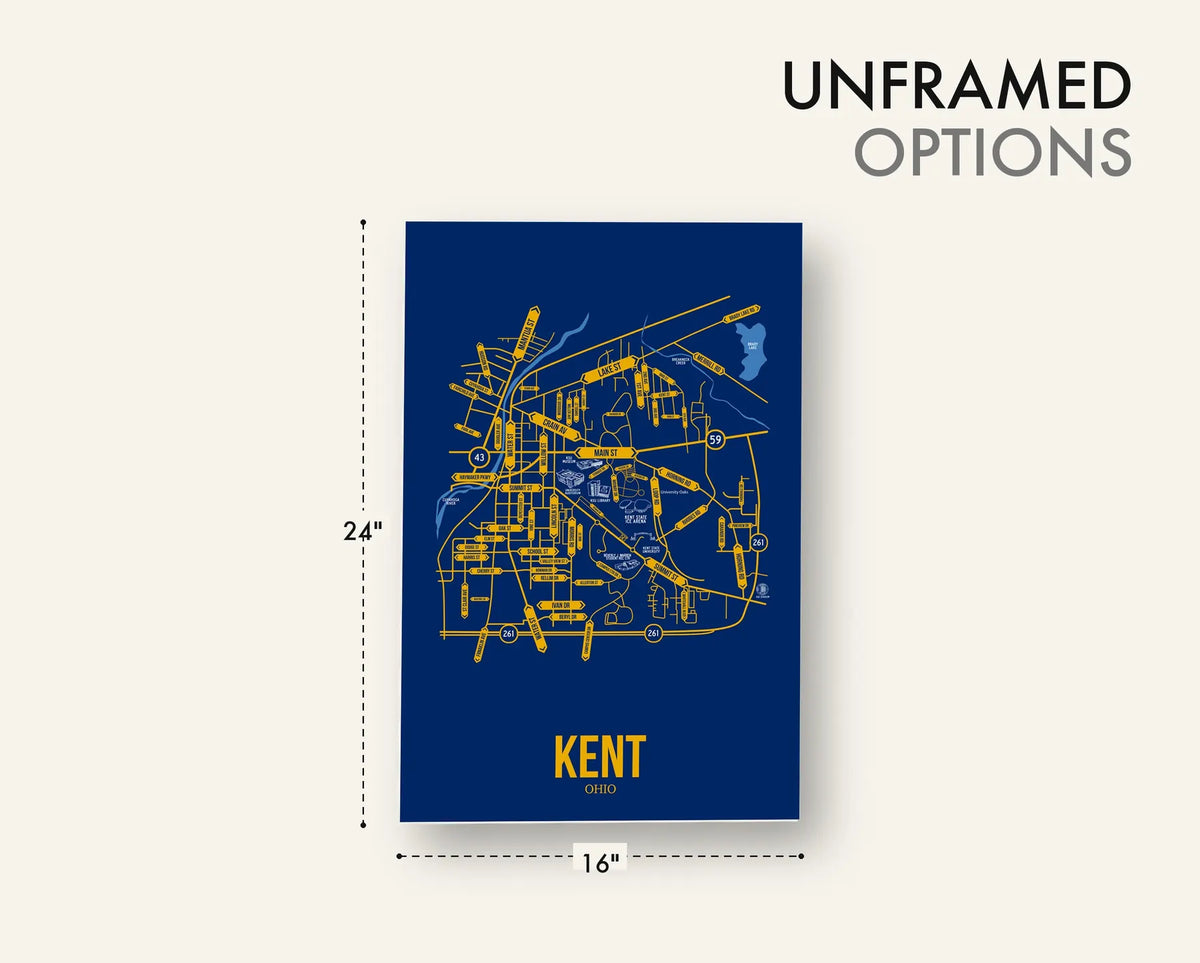 Kent, Ohio street map 17