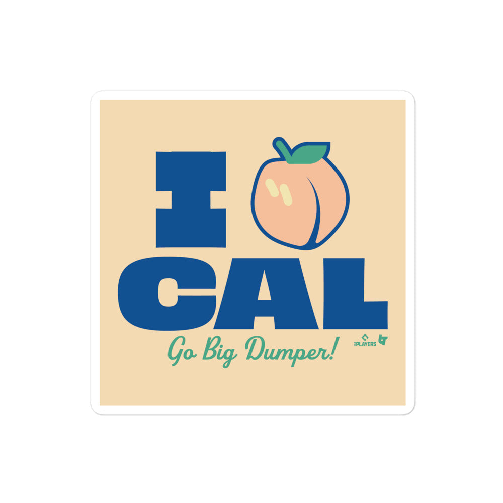 Cal Raleigh: I Heart Cal Stickers 3" x 3" 1