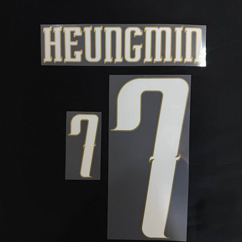 Korea 2026 Home HEUNGMIN #7 Official Name Set 1