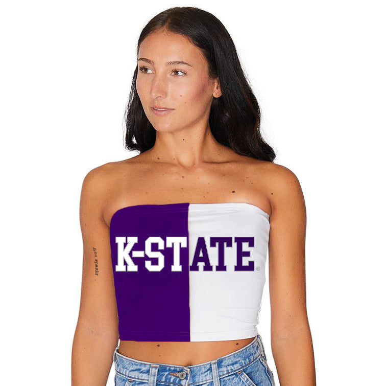 Kansas State Two Tone Tube Top | lojobands